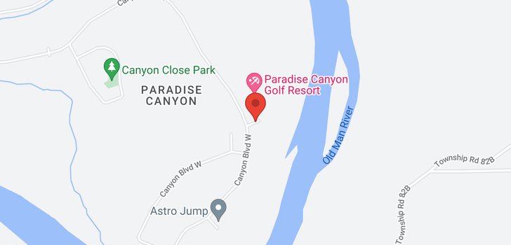 map of 5 Canyon Gardens W